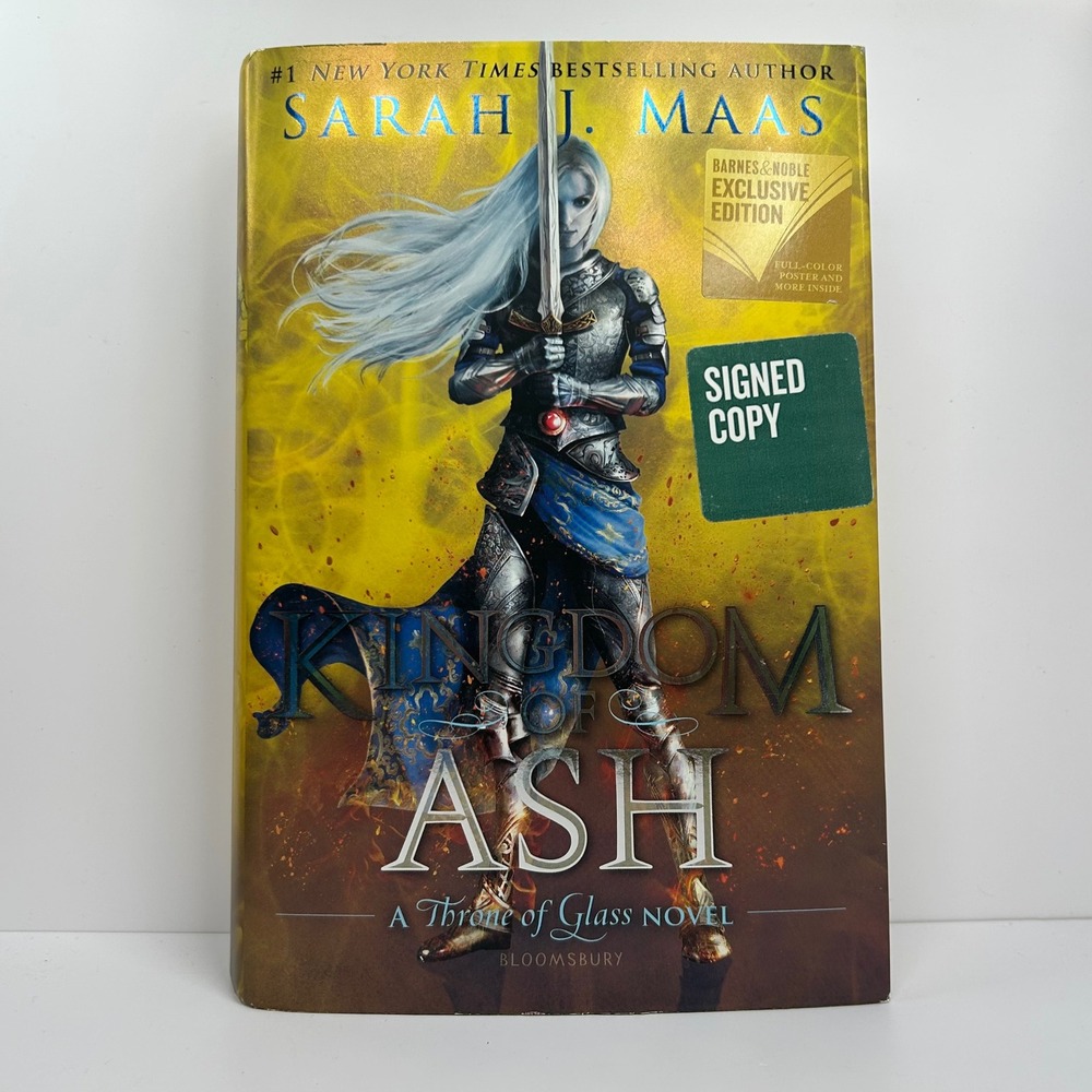 Signed Kingdom of Ash 1/1 Special Edition Hardcover by Sarah J. Maas